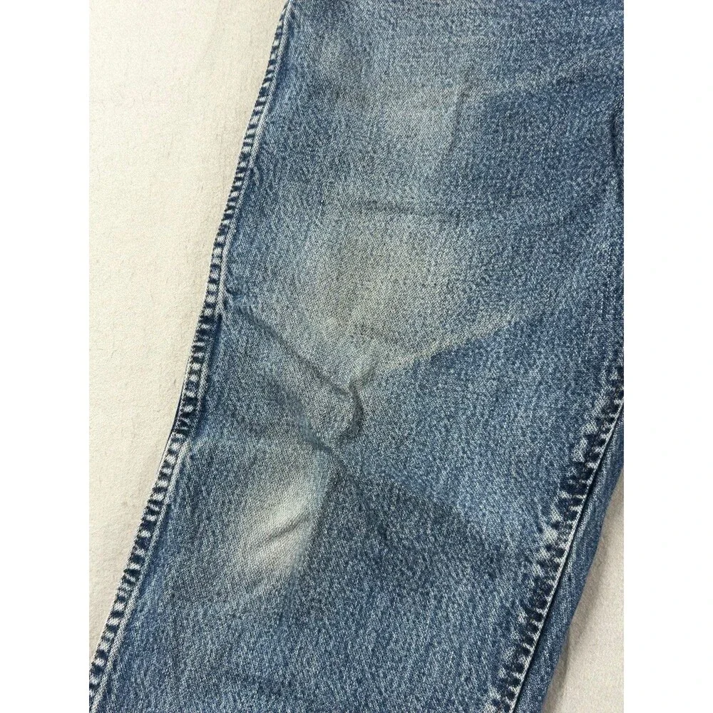 Wrangler 47MWZ Jeans Mens Blue Regular Fit Cowboy Cut Straight Leg